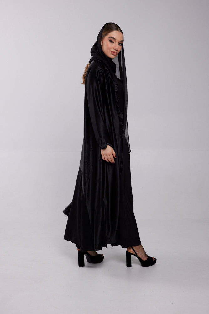 ABAYA - NIGHT BLACK - Soemae - Elegant Abayas