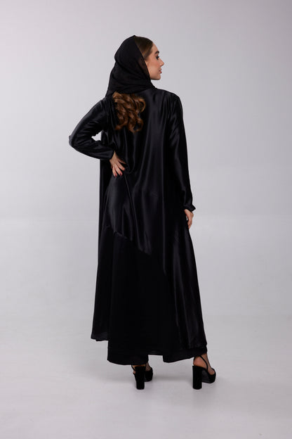 ABAYA - NIGHT BLACK - Soemae - Elegant Abayas