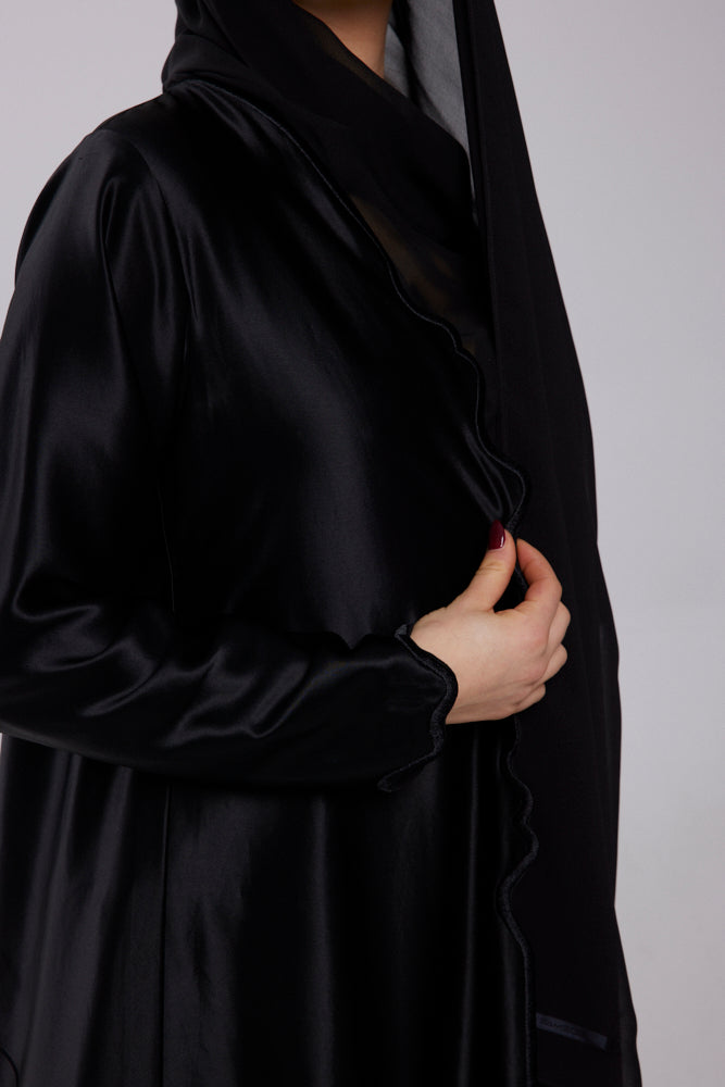 ABAYA - NIGHT BLACK - Soemae - Elegant Abayas