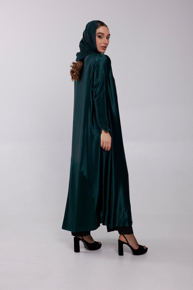 ABAYA - DARK GREEN - Soemae - Elegant Abayas