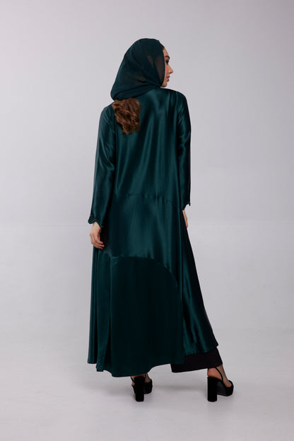 ABAYA - DARK GREEN - Soemae - Elegant Abayas