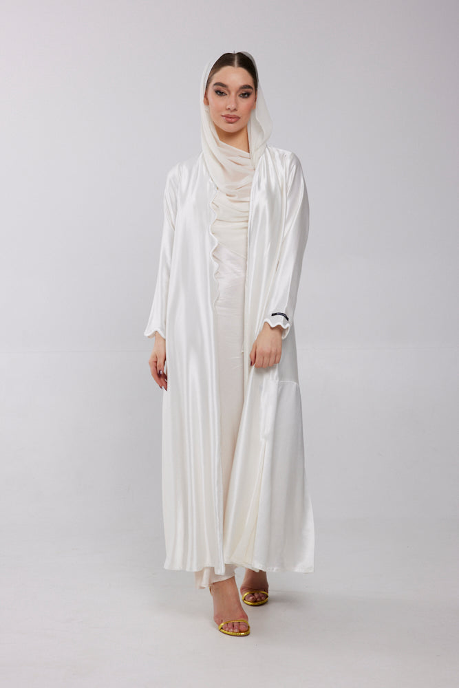 ABAYA - OFF WHITE – Soemae - Elegant Abayas