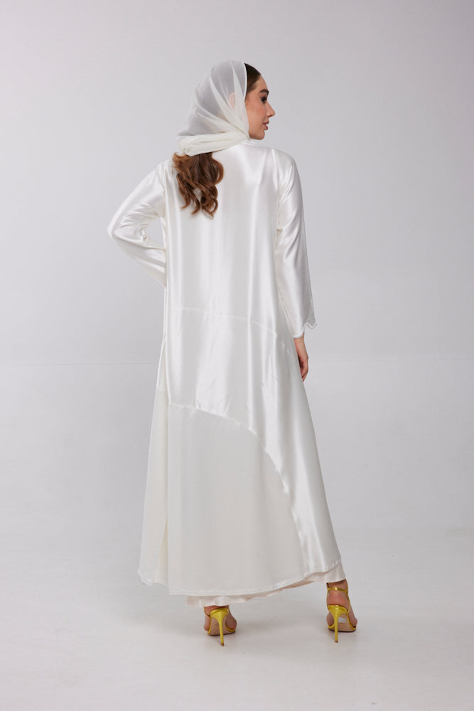 ABAYA - OFF WHITE – Soemae - Elegant Abayas