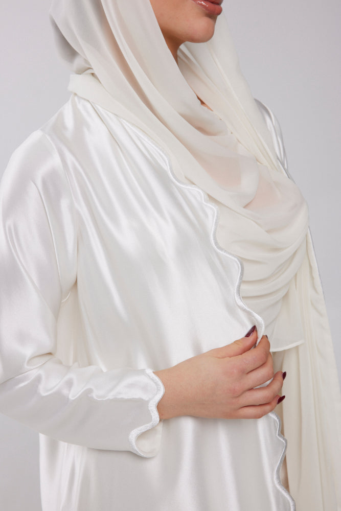 ABAYA - OFF WHITE – Soemae - Elegant Abayas